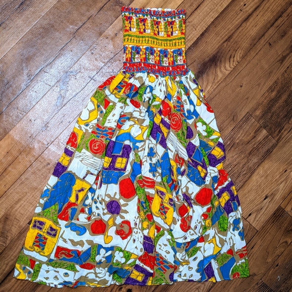 Platinum by Dorothy Shoelen Dresses & Skirts - Platinum By Dorothy Schoelen Boho Dress Small